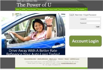 Click the link above to log into your United Labor Credit Union Online Account